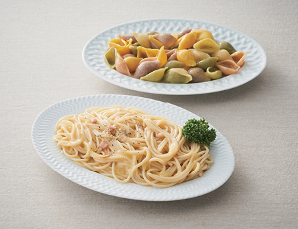 味わいソースで食べるパスタセット