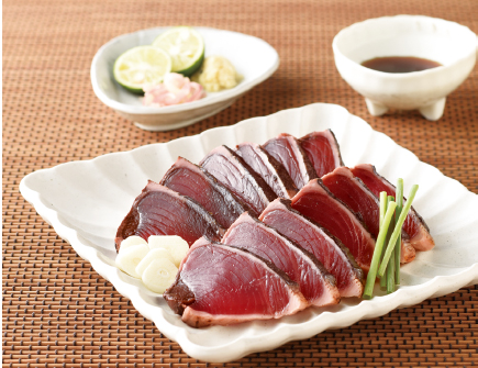 一本釣り鰹炭火焼たたき