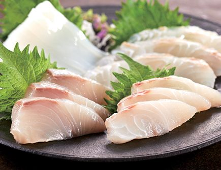 天然魚柵造り刺身用盛合せ