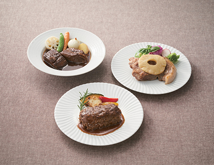メインデッシュ３種