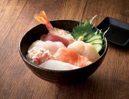 七種の彩り海鮮丼の具