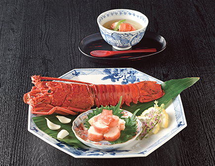 伊勢海老塩蒸し