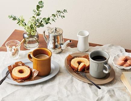 ドトールコーヒー・バウムクーヘンセット