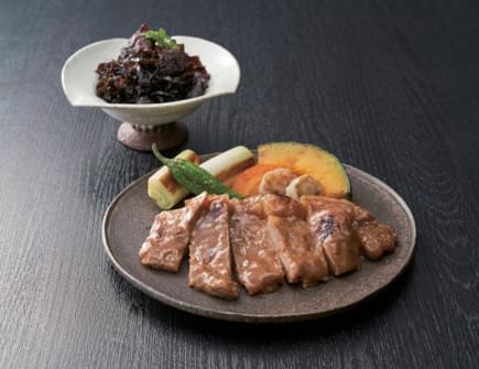 うなぎ昆布と豚肉西京味噌仕立て