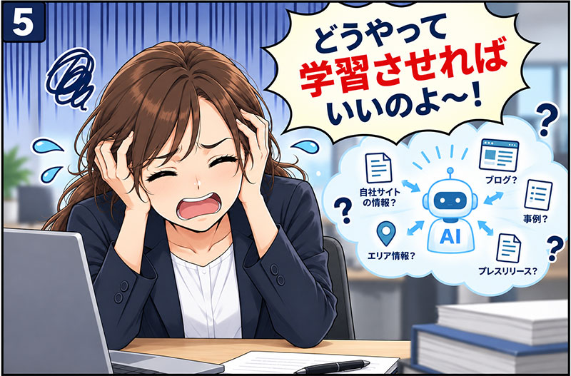 5コマ目：「どうやって学習させればいいんだ!?」